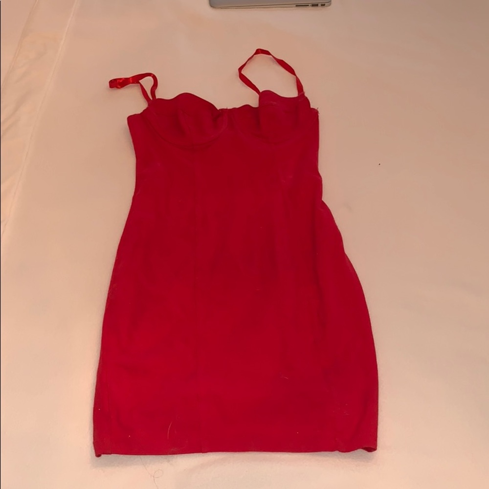 American apparel corset mini dress